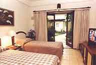 bedroom at agung raka bungalows ubud bali